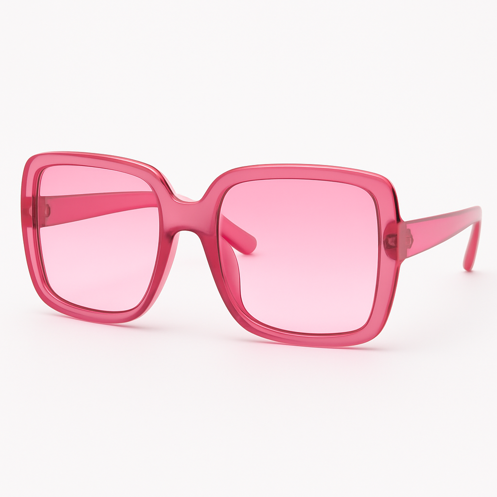 Exclusive Ninel Pink Oversized Sunglasses