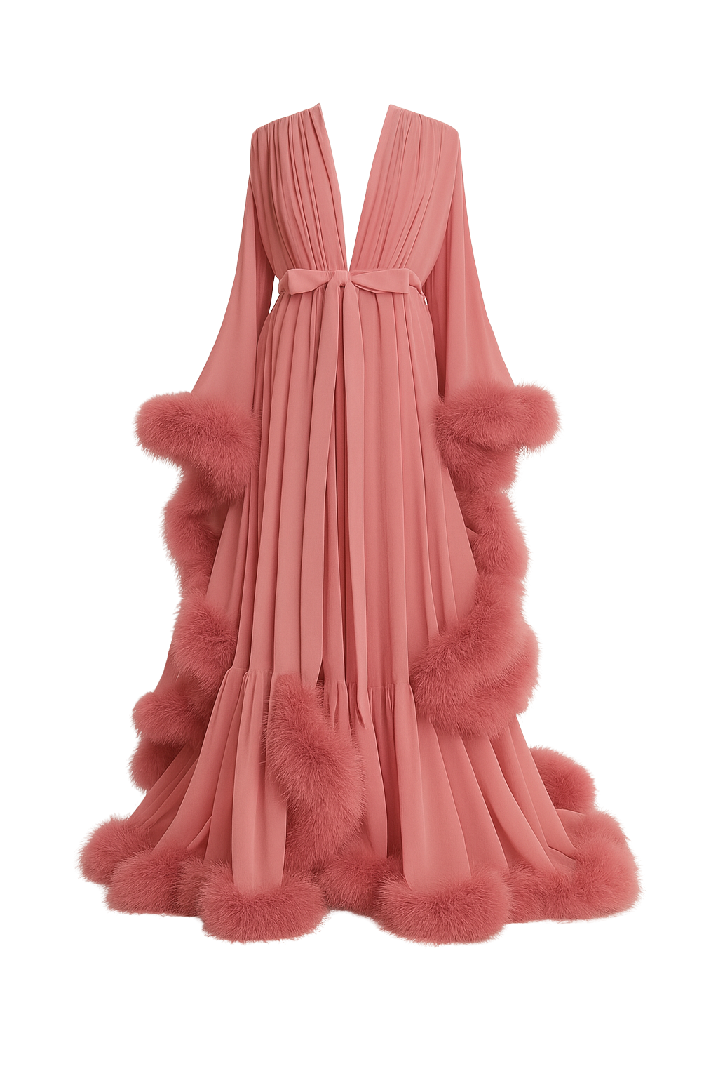 Ninel Conde exclusive Pink Robe
