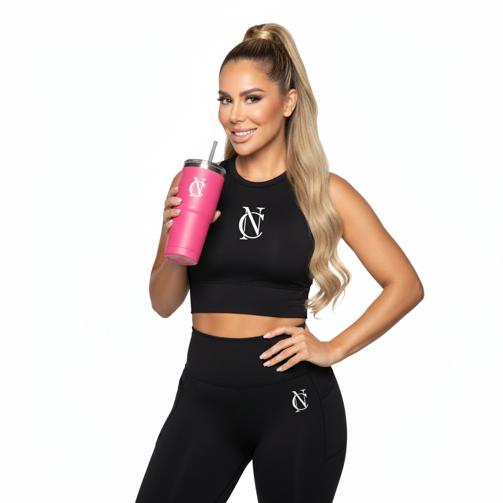 Exclusive Ninel Conde Pink NC Tumbler